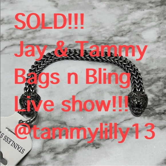 CELTIC WOLF COMPANY Other - STAINLESS STEEL LION HEAD BRACELET SOLD BY CELTIC WOLF COMPANY NWT